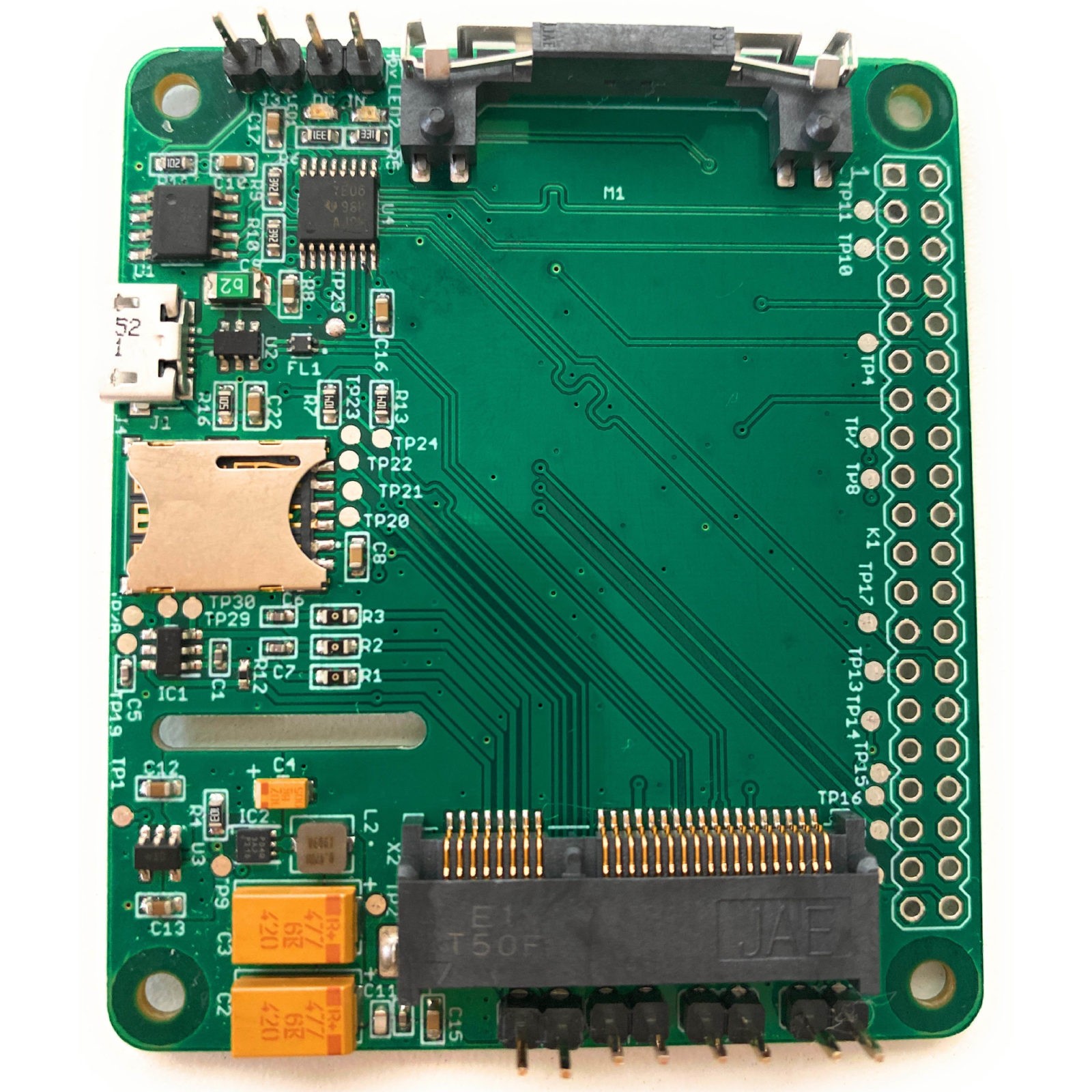 PI　Attached　miniPCIe　5G　TECHNOLOGIES,　Top　(HAT)　HUB　Raspberry　Adaptor　on　Hardware　INC
