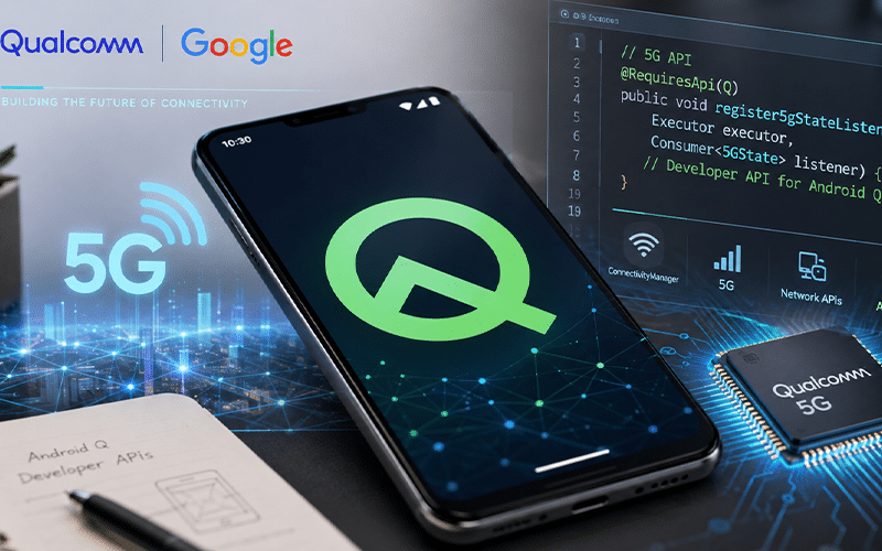 Qualcomm and Google Collaborate to Add 5G Support to Android Q Developer APIs 800x500